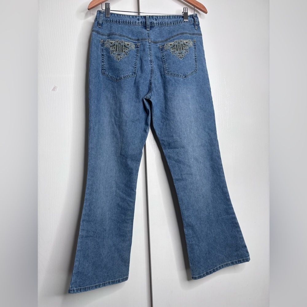 👖 Bill Blass Stretch Bootcut Jeans | Size 8 Petite | Blue Wash 👖